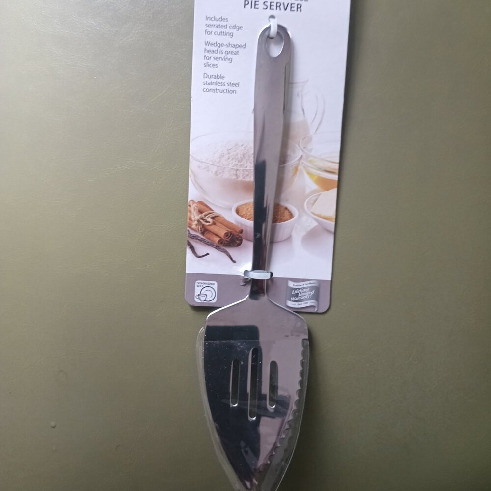 Stainless steel design pie server unit